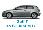 Golf 7 ab Juni 2017